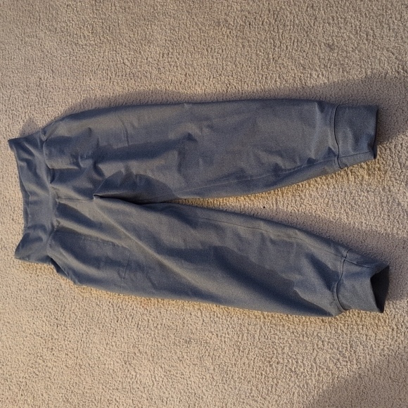 Old Navy Active Powersoft High Rise Leggings Go Dry Gray Joggers Size Medium - Picture 3 of 7